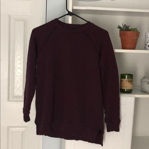 Plum aerie pullover crew neck